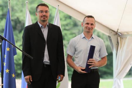 60 let JP Komunala Trebnje, zahvala Stanku Tomsicu, foto Alenka S Lamovsek (10)